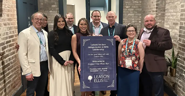 leason ellis hosts reception at inta leadership meeting