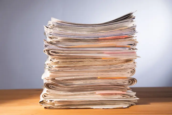 Stack of papers