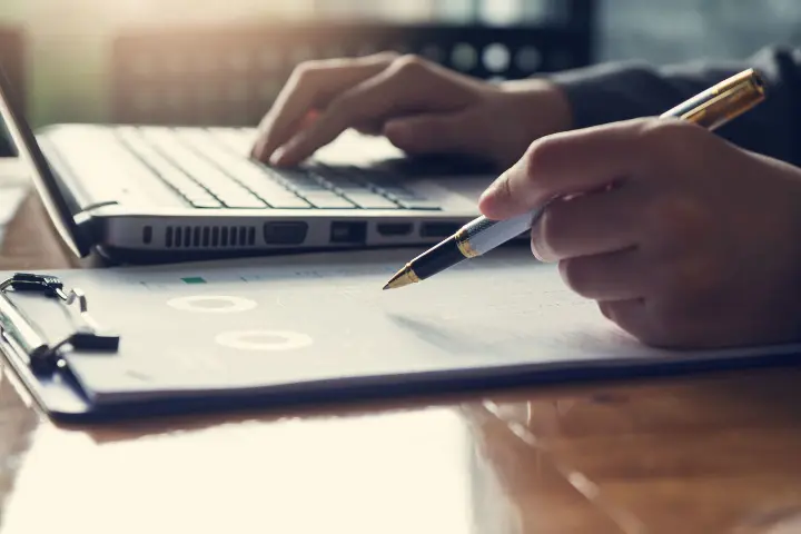 writing and typing